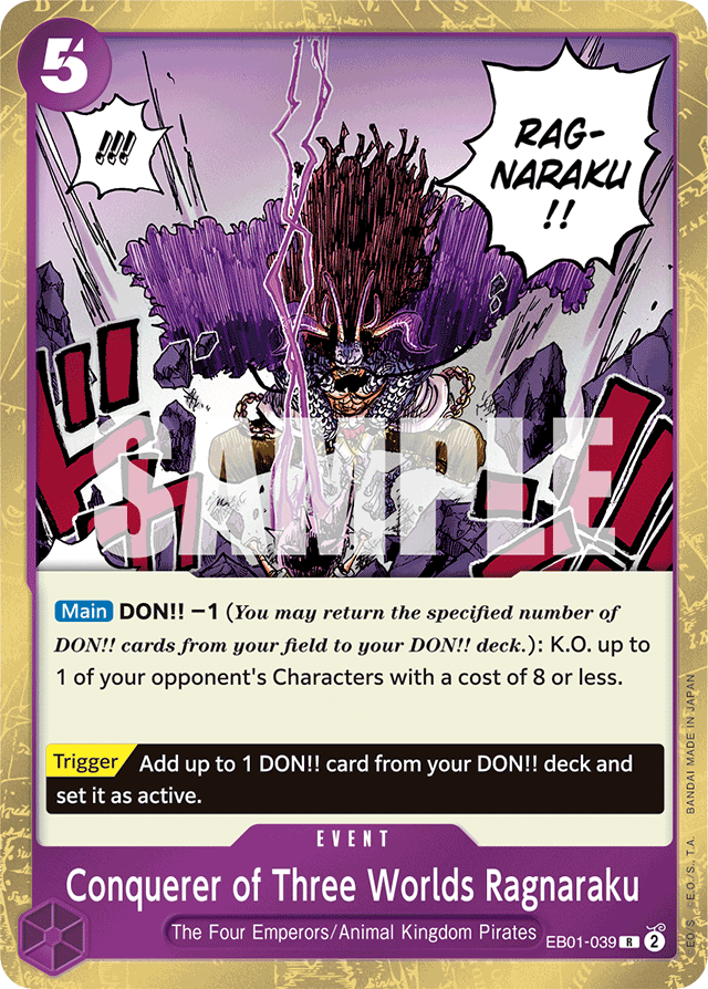 Conquerer of Three Worlds Ragnaraku EB01-039