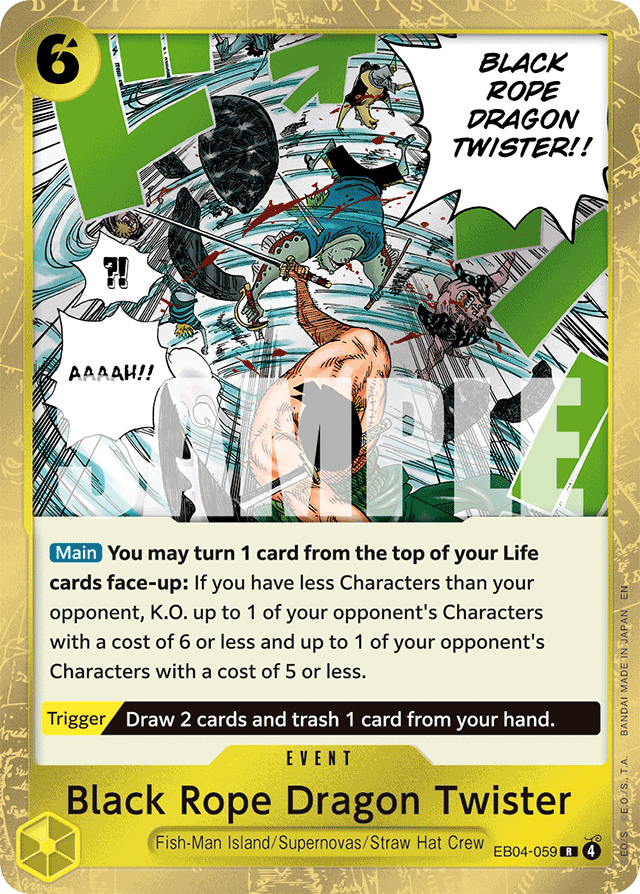 Black Rope Dragon Twister EB04-059