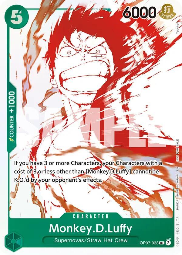 Monkey.D.Luffy OP07-033