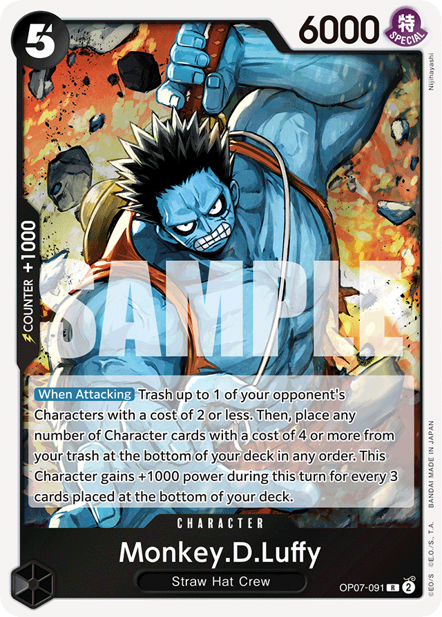 Monkey.D.Luffy OP07-091