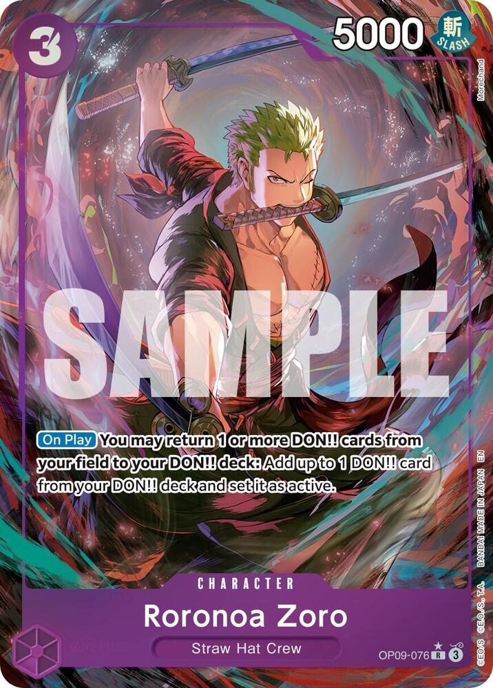 Roronoa Zoro OP09-076
