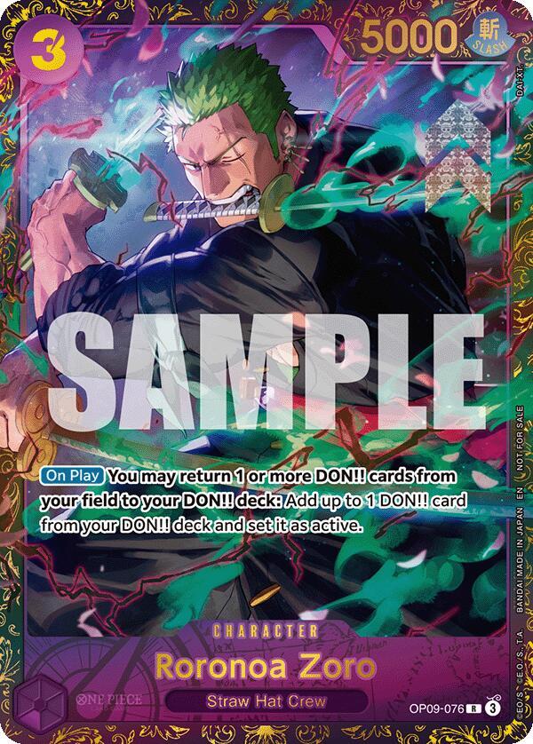 Roronoa Zoro OP09-076