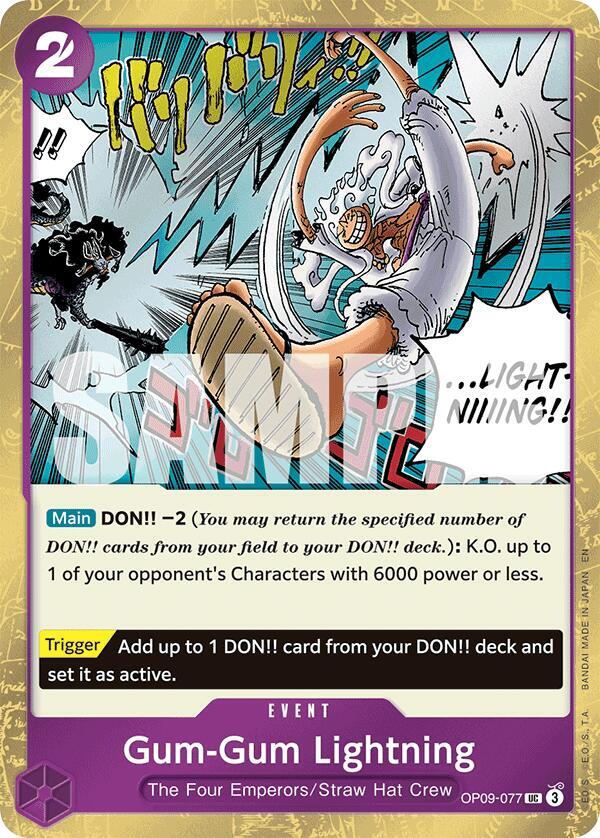 Gum-Gum Lightning OP09-077