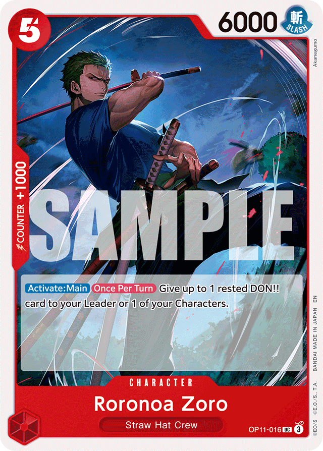 Roronoa Zoro OP11-016