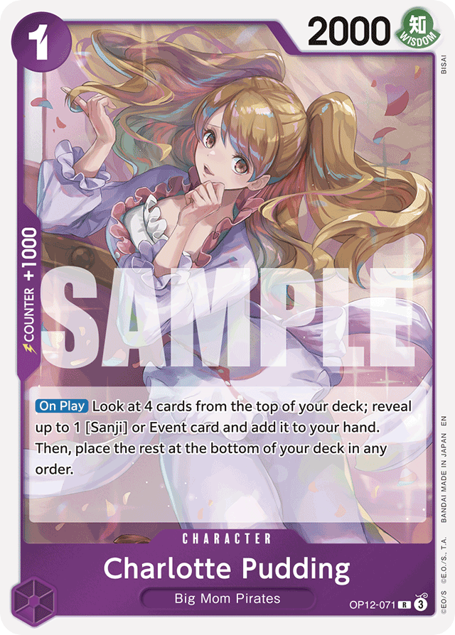 Charlotte Pudding OP12-071