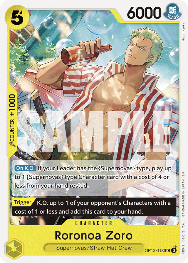 Roronoa Zoro OP12-113