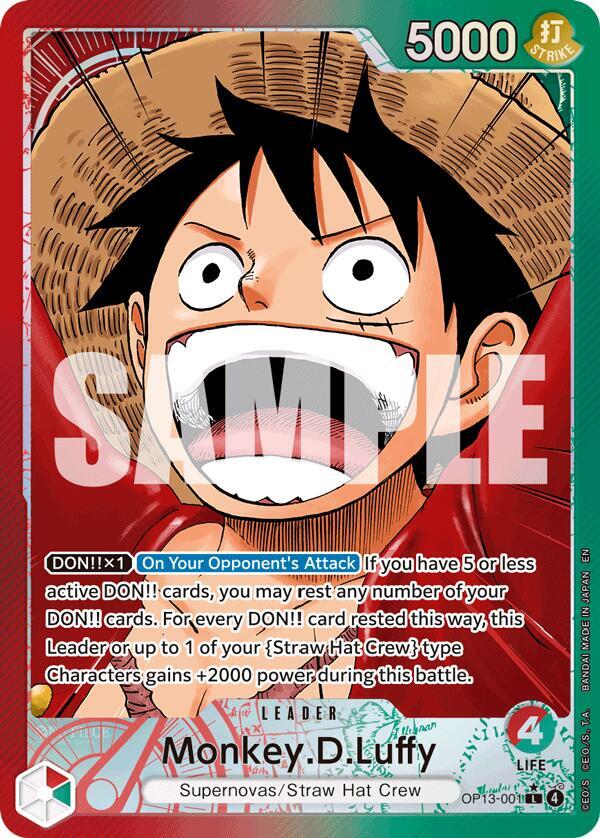 Monkey.D.Luffy OP13-001
