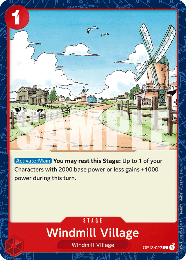 Windmill Village OP13-022