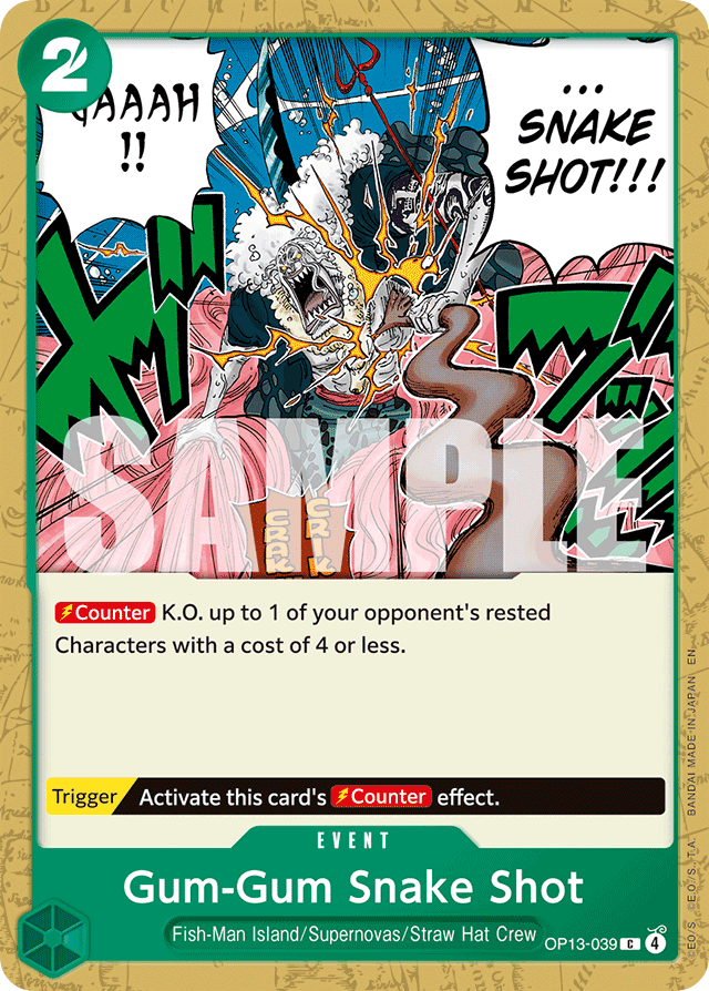 Gum-Gum Snake Shot OP13-039