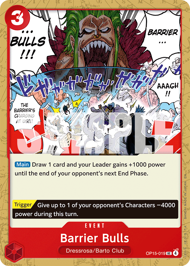 Barrier Bulls OP15-019