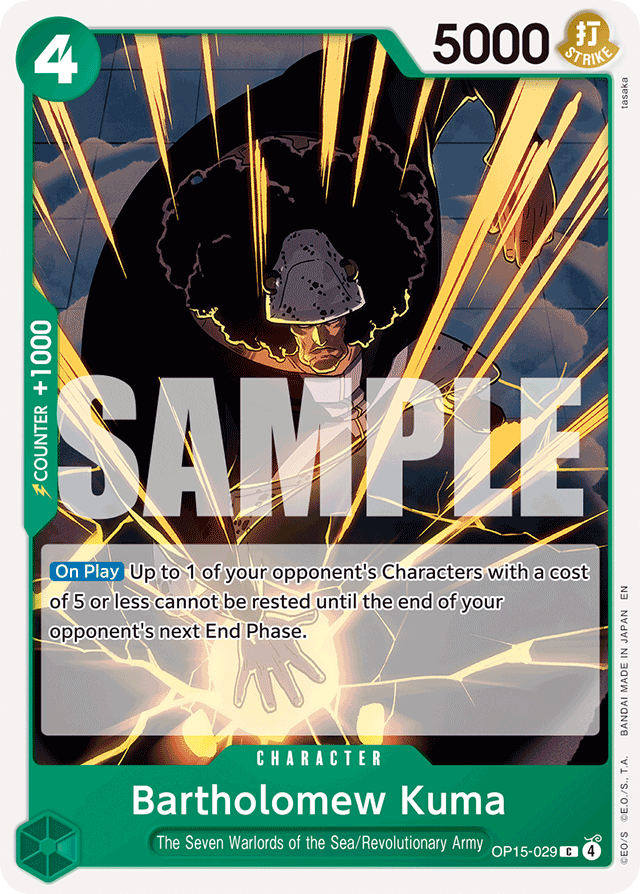 Bartholomew Kuma OP15-029