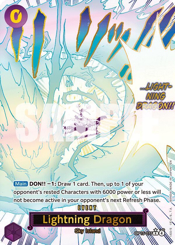Lightning Dragon OP15-077