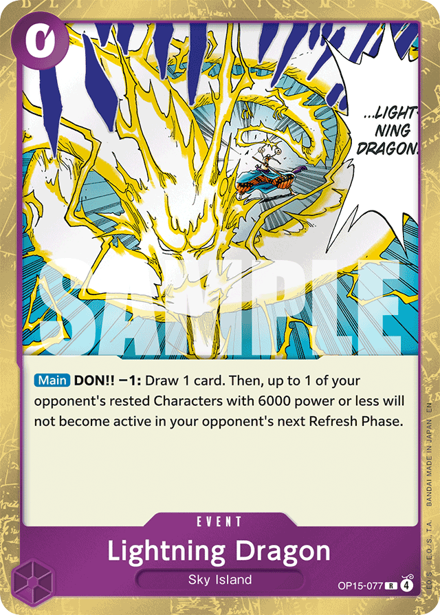 Lightning Dragon OP15-077
