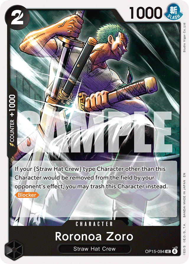 Roronoa Zoro OP15-094