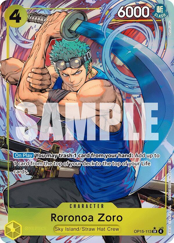 Roronoa Zoro OP15-113