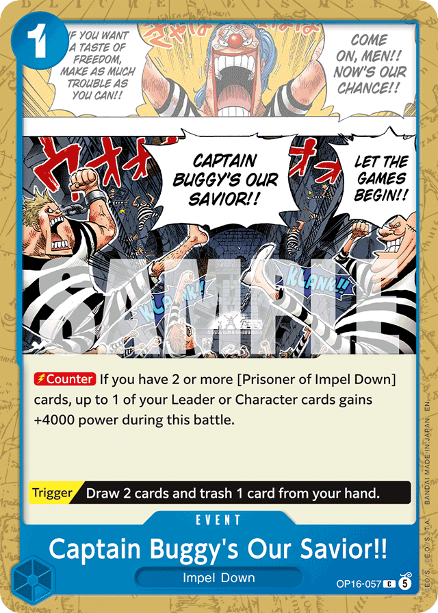 Captain Buggy's Our Savior!! OP16-057