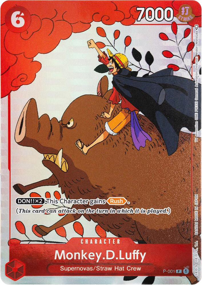 Monkey.D.Luffy P-001
