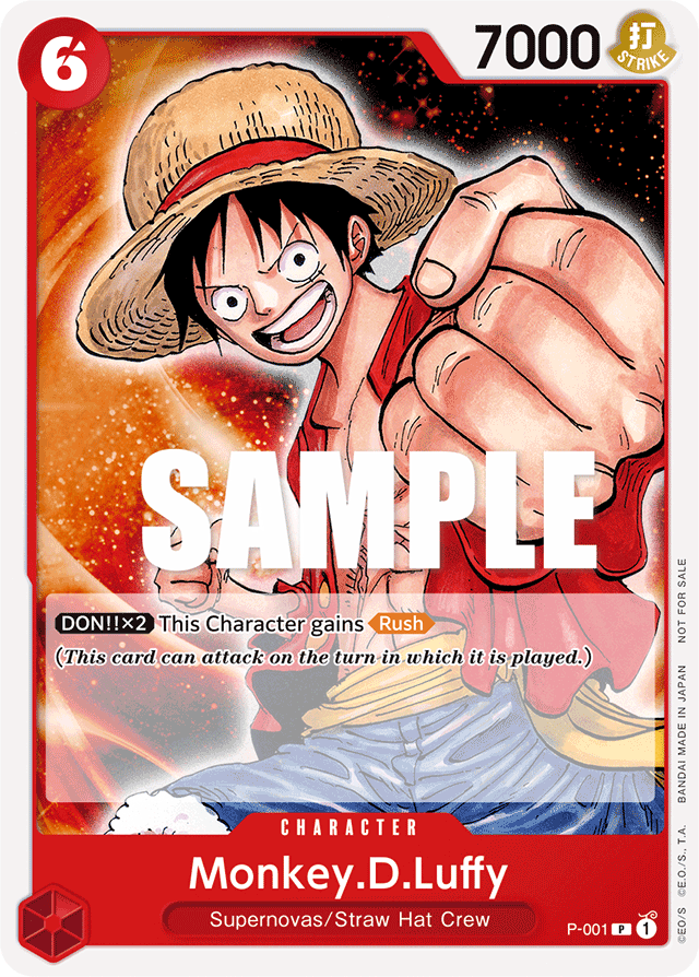Monkey.D.Luffy P-001