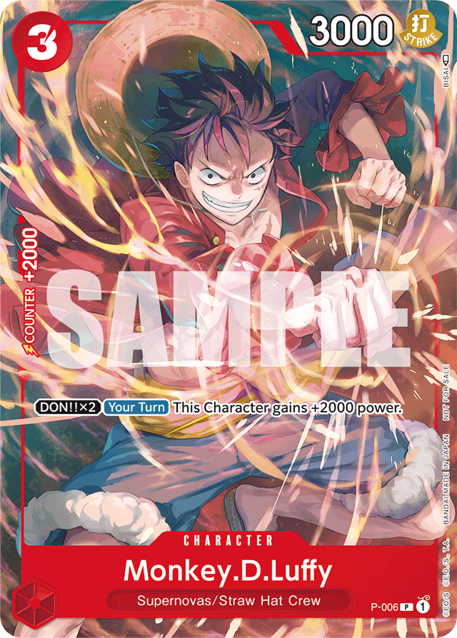 Monkey.D.Luffy P-006
