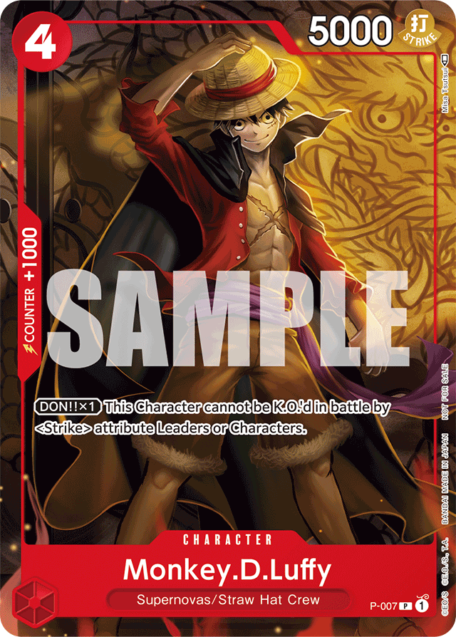 Monkey.D.Luffy P-007