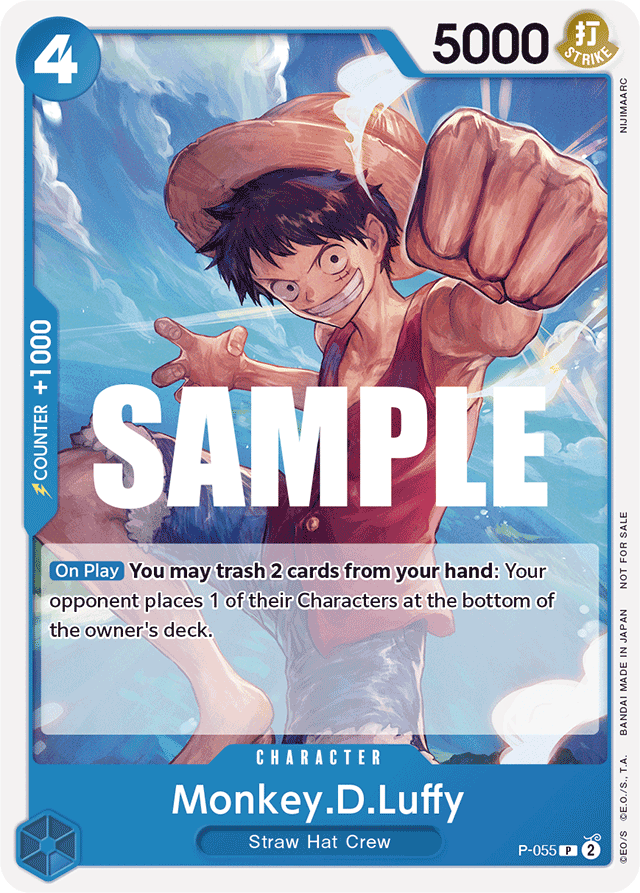 Monkey.D.Luffy P-055