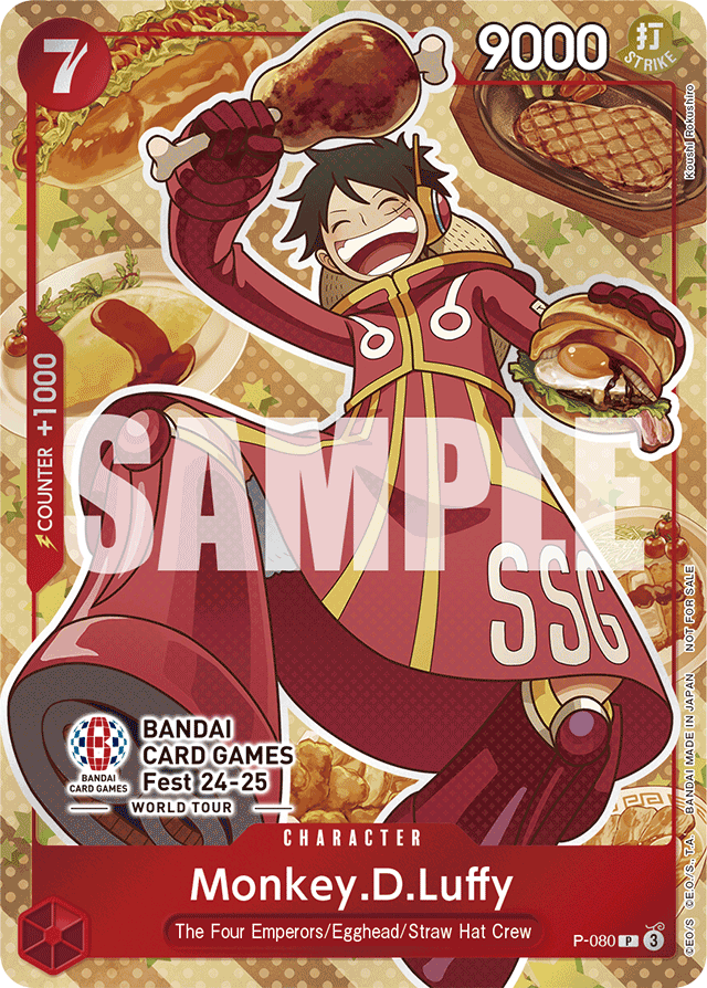 Monkey.D.Luffy P-080