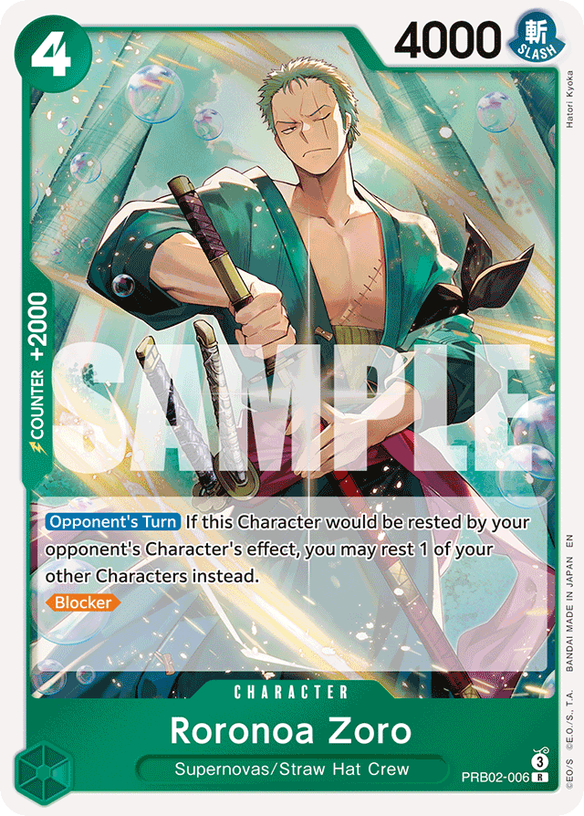Roronoa Zoro PRB02-006