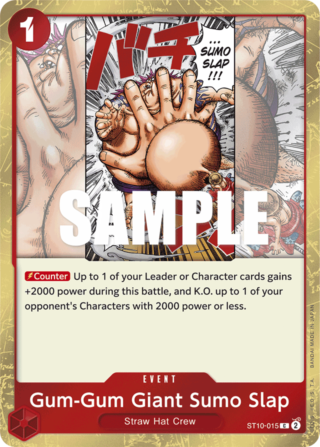 Gum-Gum Giant Sumo Slap ST10-015