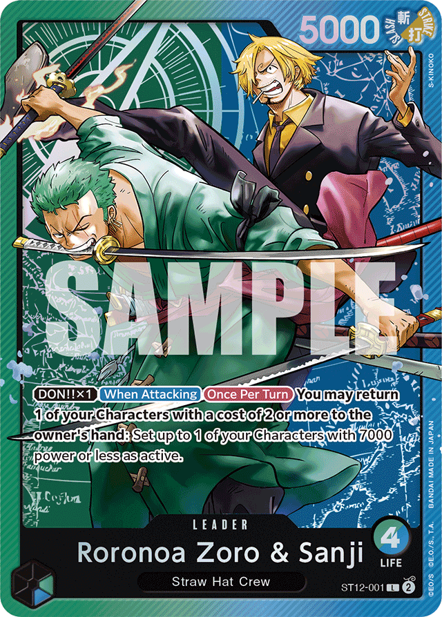 Roronoa Zoro & Sanji ST12-001