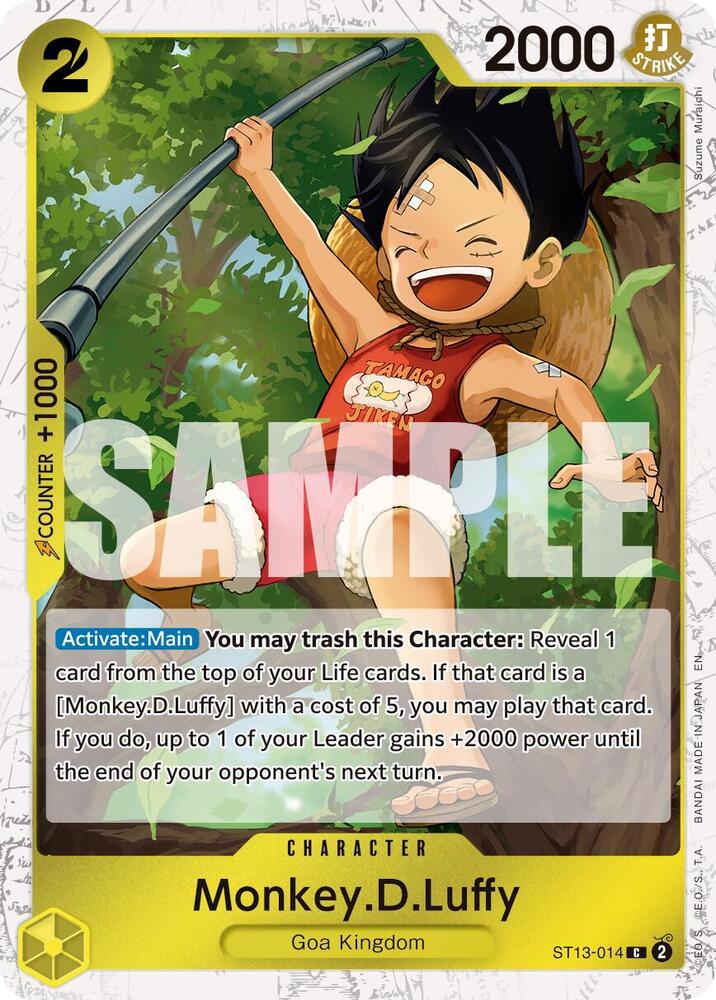 Monkey.D.Luffy ST13-014