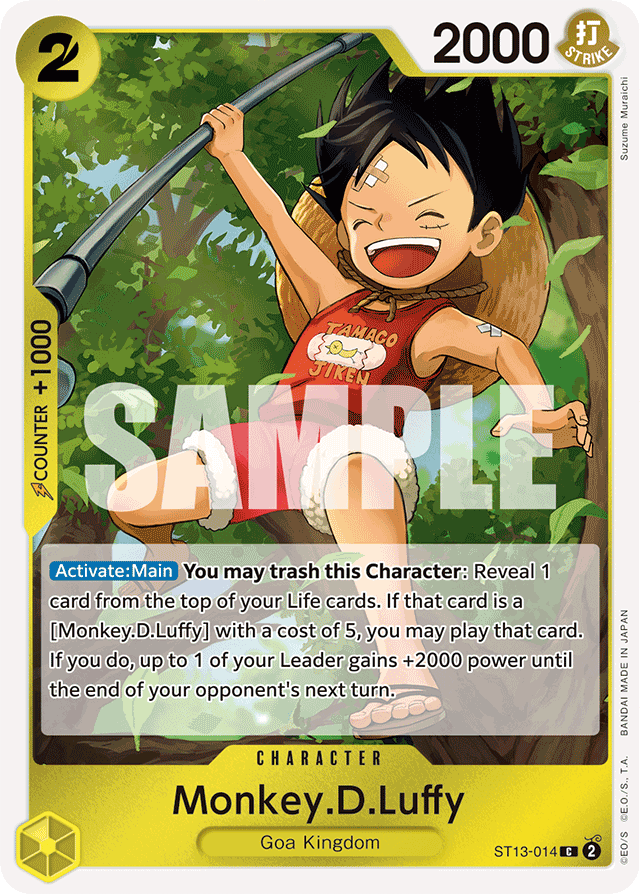 Monkey.D.Luffy ST13-014