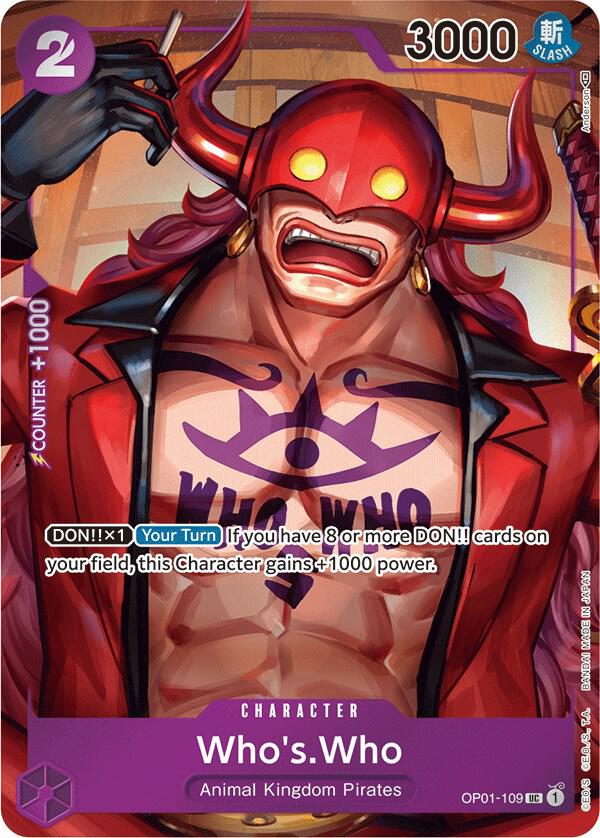 Who's.Who (Box Topper) OP01-109