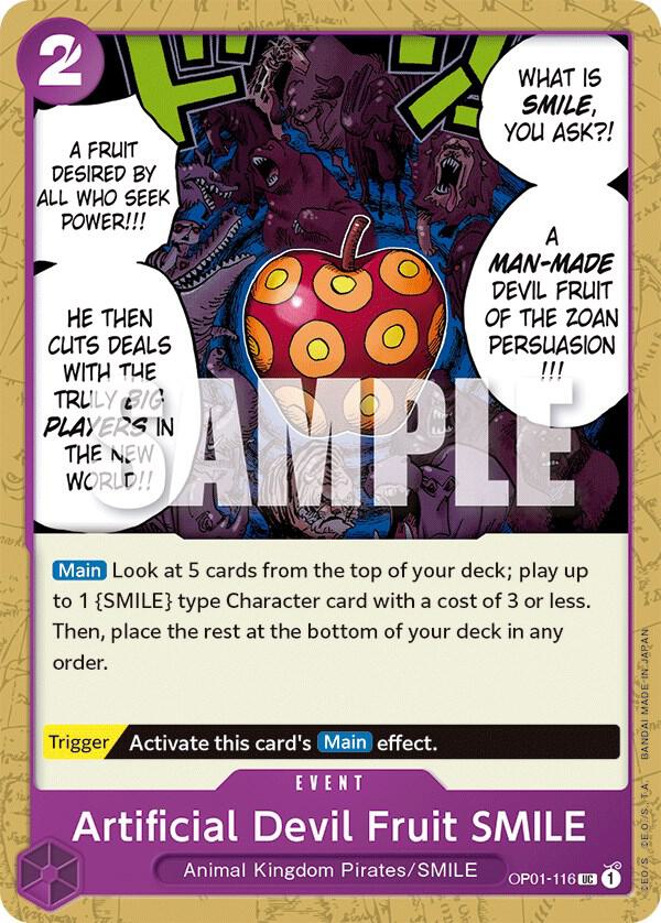 Artificial Devil Fruit SMILE OP01-116