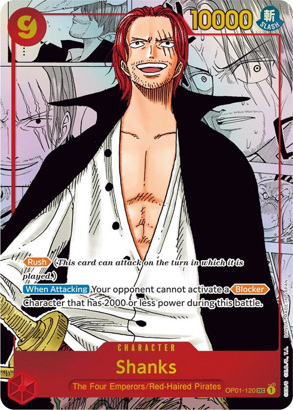Shanks (Parallel) (Manga) (Alternate Art) OP01-120