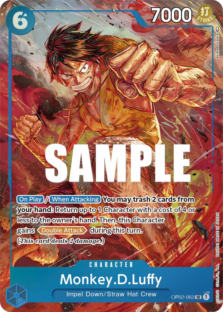 Monkey.D.Luffy (062) (Alternate Art) OP02-062