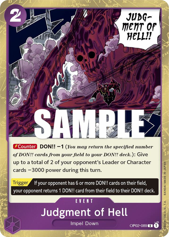 Judgment of Hell OP02-089