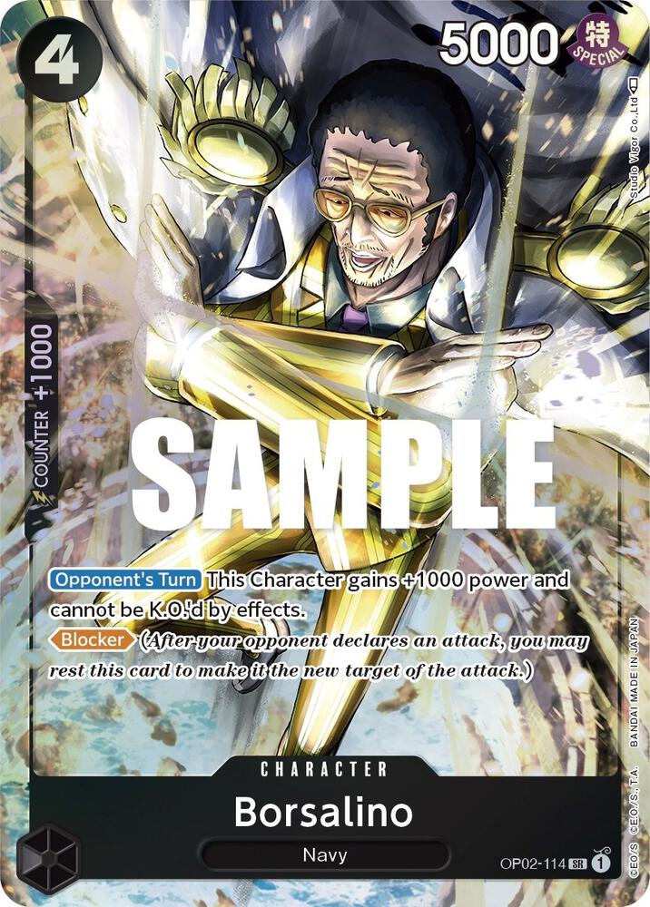 Borsalino (Alternate Art) OP02-114