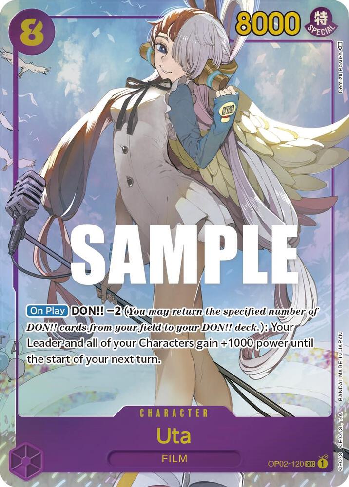 Uta (Alternate Art) OP02-120