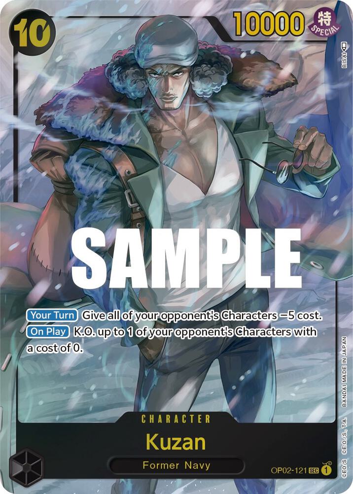 Kuzan (121) (Alternate Art) OP02-121