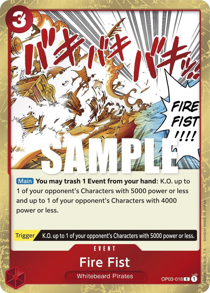 Fire Fist OP03-018
