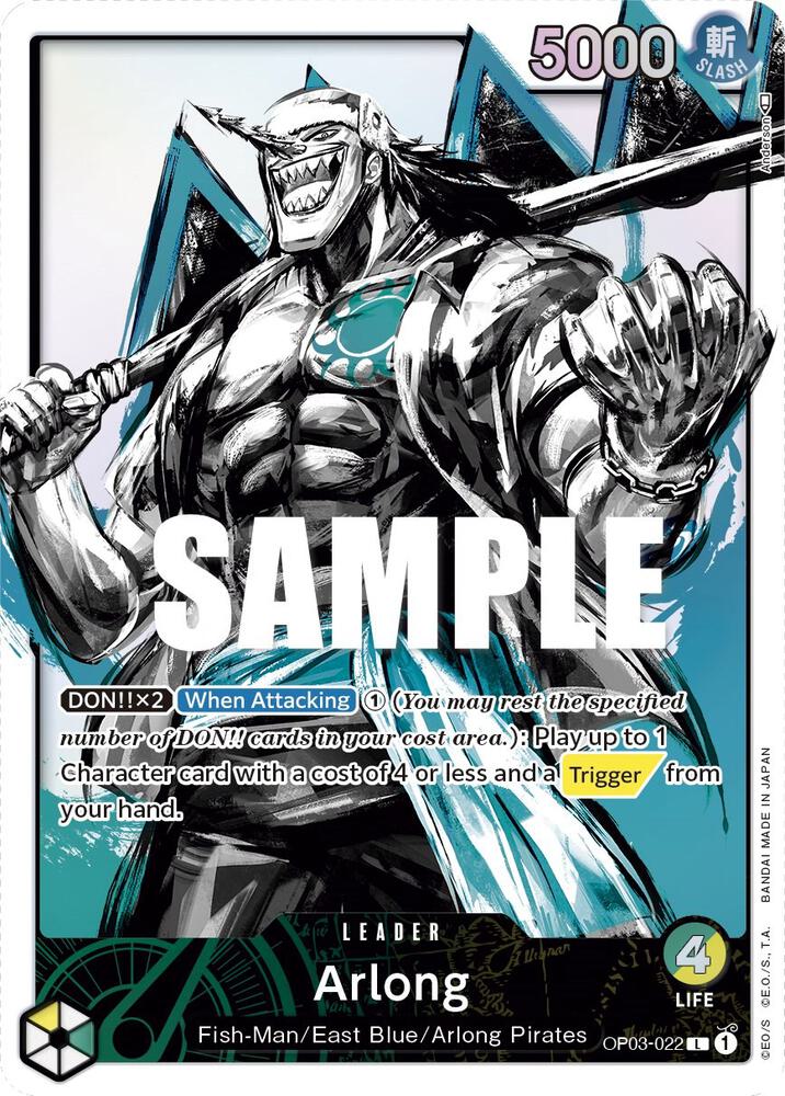 Arlong (Alternate Art) OP03-022