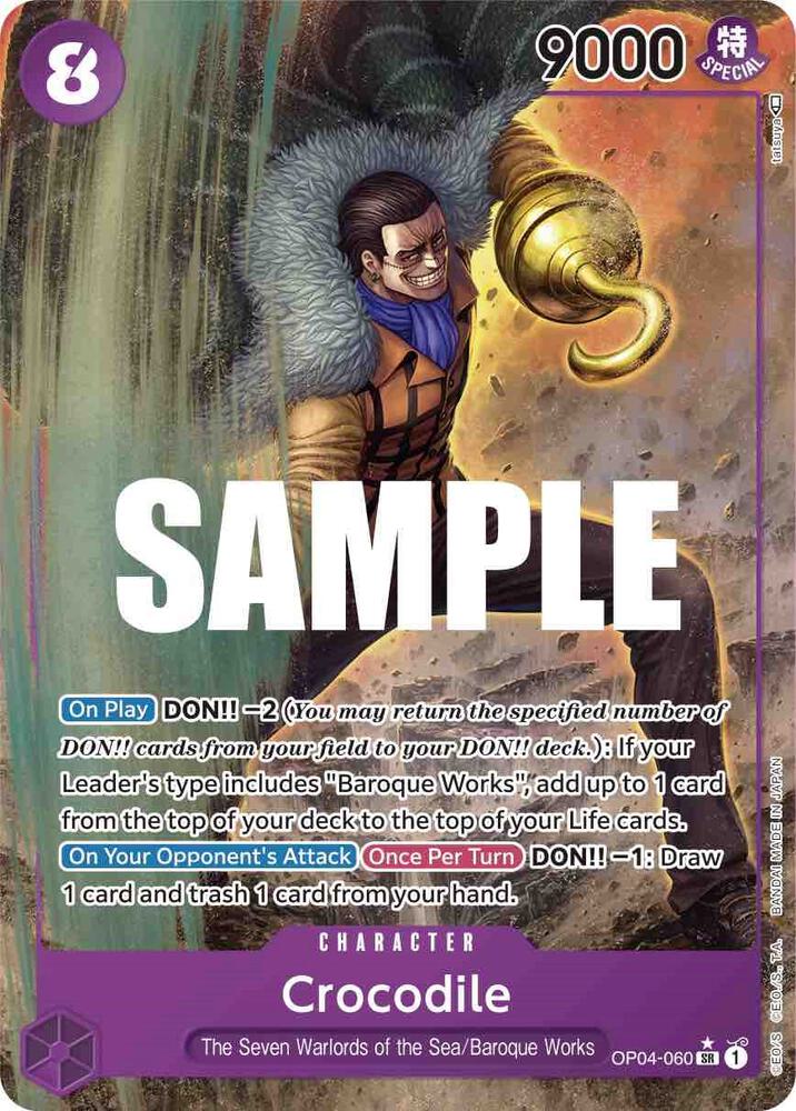 Crocodile (060) (Alternate Art) OP04-060