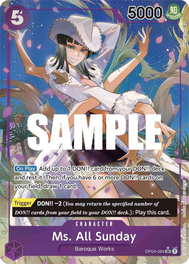 Ms. All Sunday (Alternate Art) OP04-064