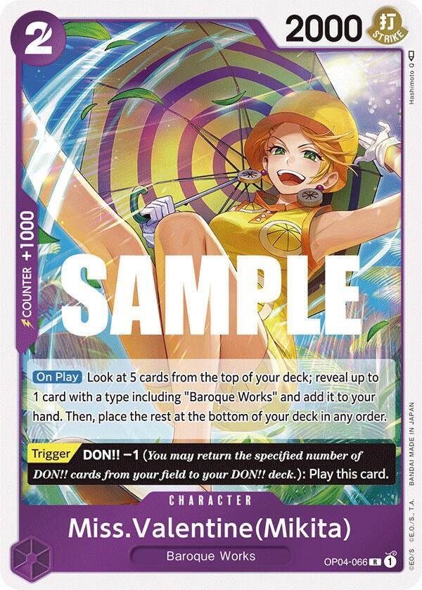 Miss.Valentine(Mikita) OP04-066