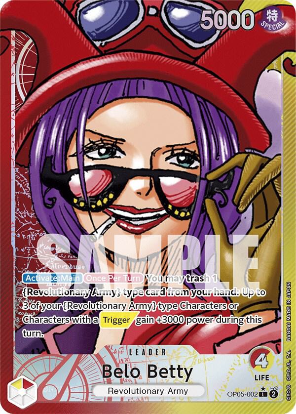 Belo Betty (002) (Alternate Art) OP05-002