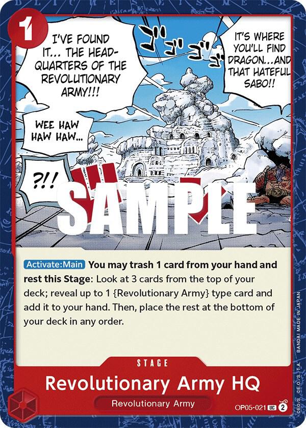 Revolutionary Army HQ OP05-021