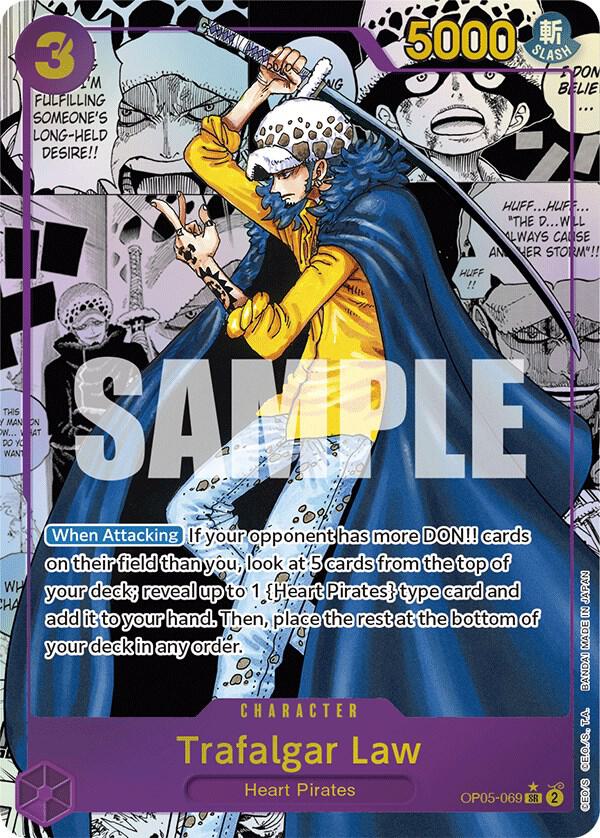 Trafalgar Law (069) (Alternate Art) (Manga) OP05-069