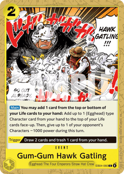 Gum-Gum Hawk Gatling 60