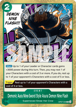 Demonic Aura Nine-Sword Style Asura Demon Nine Flash 36