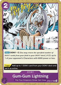 Gum-Gum Lightning 77